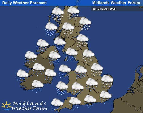 day weather forecast midlands uk